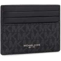 Michael Kors para homem. 39F9LGYD2B Greyson Porta-cartões grande com logótipos preto (OSFA), Casual, Lona