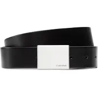 Calvin Klein Cinto Leather Plaque
