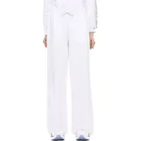 EA7 para mulher. 7W001155_AF12501 Calça Natural Ventus branca (M), Branco, Casual, Polister Reciclado