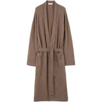 GOBI Cashmere Roupão comprido 'Men's Cashmere Robe' taupe