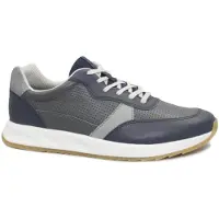 Ecco Sapatilhas baixas 'OTM M DRESS blu Sneaker scarpe uomo lacci pelle' cinzento denim
