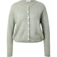 American vintage Casaco de malha 'VITOW' verde pastel