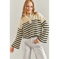 Bianco Lucci Pullover 'Pullover' mistura de cores