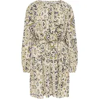 ONLY Vestido 'ONLAZZY' antracite / cinzento claro / oliveira / branco