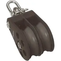 Barton Marine Roldana Dupla Reversível T5 Com Rolamentos
