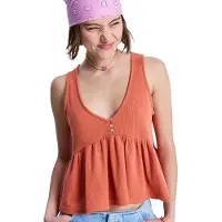 Roxy Camiseta Sem Mangas Com Decote Em V New Serenity