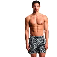 Emporio Armani para homem. EM000583_AF20440 Fato de banho em tecido azul-marinho (S), Beachwear, Poliéster