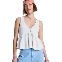 Roxy Camiseta Sem Mangas Com Decote Em V New Serenity