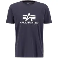 Alpha industries Camisa cinzento escuro / branco