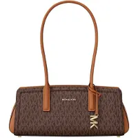 Michael Kors Mala de ombro 'LAILA' castanho