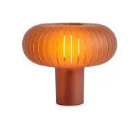 Kartell Candeeiro de mesa Teresa Frozen, âmbar, regulável, E27