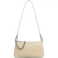 LANCASTER PARIS Mala de ombro 'Lancaster Sac trotteur Zippée Suave Even Beige' bege