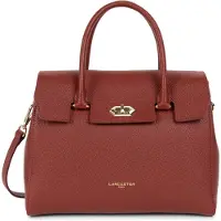 Lancaster Malas de tiracolo 'Lancaster Sac à main A rabat avec fermoir M Milano Cosmos Carmin' vermelho