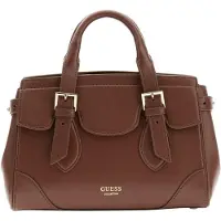 GUESS Mala de ombro 'Sac Bandoulière Diana Maxi Satchel Chocolate' castanho