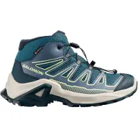 Salomon - Calçado caminhada criança - X Ultra Mid GTX J Grisai/Spellb/B para criança - Tamanho criança 33 - Azul