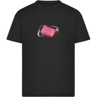Merchcode Camisa 'Fight Club Soap' cinzento / rosa / vermelho / preto