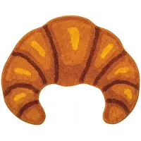 Kikkerland Tapete De Banho Croissant 25.75 X 20.25 X 0.25
