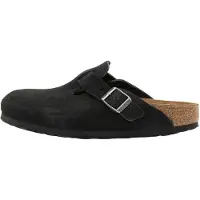 Birkenstock Sapato aberto 'Boston' preto