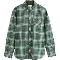 Next Camisa oliveira / verde escuro / preto / branco