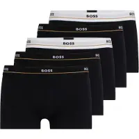 BOSS Boxers 'Essential' preto / branco