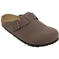 Birkenstock Tamancos Boston mulheres - Castanho - 41
