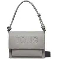 Tous para mulher. 2001935048 Saco de ombro médio Audree La Rue Novo cinzento (OSFA), Casual, Cinza, Poliuretano