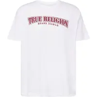 True Religion Camisa vermelho sangue / branco