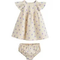 Next Vestido bege / azul claro