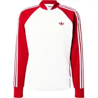 Adidas Originals Casaco em moletão 'SUPERSTAR' vermelho / branco