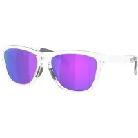 Oakley - Óculos sol - Frogskins Range XL Matte Clear/Prizm Violet para Homem - Cinzento