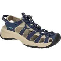 Keen Sandália 'Astoria West 1028959' bege / azul escuro