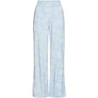 LASCANA Calças de pijama azul claro / branco