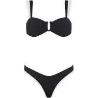 Acuarela Brand Biquíni 'Royale U Brazilian Bikini Set' preto