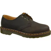 Dr. Martens para homem. 11838201 Sapatos de couro 1461 Crazy Horse castanho (44), Marrom, Plano, Cordão, Casual