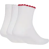 Adidas Meias de desporto 'Womens Graphic 3 Pair Pack' vermelho / branco