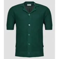 Minimum Camisas mangas curtas MASON CROCHET homens - Verde - EU M