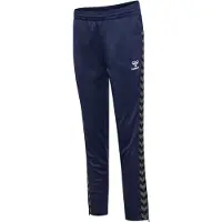 Hummel Calças de desporto 'Authentic PL' marinho / preto / branco