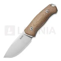 MKM Knives Faca Small LOV - M390 - Natural Canvas Micarta