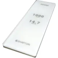 Shapton Glass Stone HR grão 1000 médio 14.7 mícrones pedra de afiar, 50202