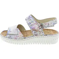 Waldlaufer Sandália 'H-Willow' ouro / roxo / branco