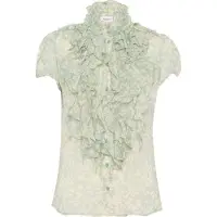 Saint tropez Blusa 'Lilja' bege / aqua