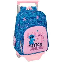 Safta Mochila Com Rodas Stitch Lio 10l