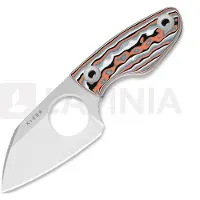 Kizer Cutlery Nightjar 1114A3 Satin AUS-10, Vortex Pattern Micarta, faca fixa, Vincent Rizzo design