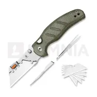 Kizer Cutlery Navalha C01C Uti 2, Green Micarta & Bead Blast