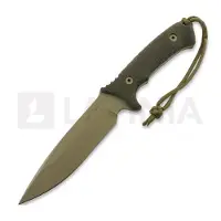 Spartan Blades Faca Harsey Difensa, FDE/Green, Tan Kydex