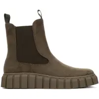 Refresh para mulher. 17308804-KAKI Botins 173088 verde (36), Plano, Zíper, Casual