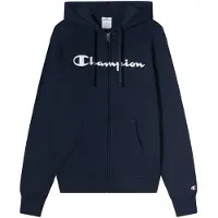 Champion Casaco em moletão navy / branco
