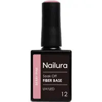 Nailura Base De Esmalte De Unha Fiber Base Berry Pink 10 Ml