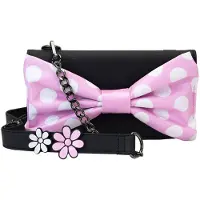 Loungefly Bolsa De Ombro Floral Rock Minnie