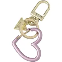 GUESS , Chaveiro de metal, formato de coração, RW7424, roxo